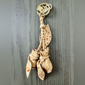 Brahmin Rose Pair Key Ring - Champagne Melbourne